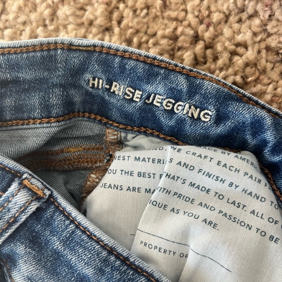 AE Next Level Stretch Hi-Rise Jegging Size 2 Short - Picture 7 of 7